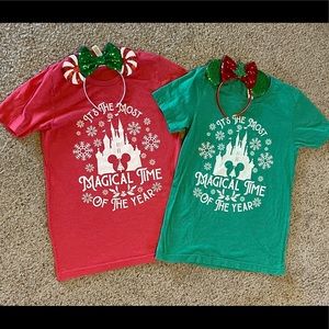 🎄 Disney Christmas Tees & Ears 🎄